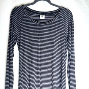 Cabi Blair Tunic Striped Top Long Sleeve